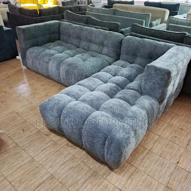 Elegant Bubble Fabric Sofa - main view