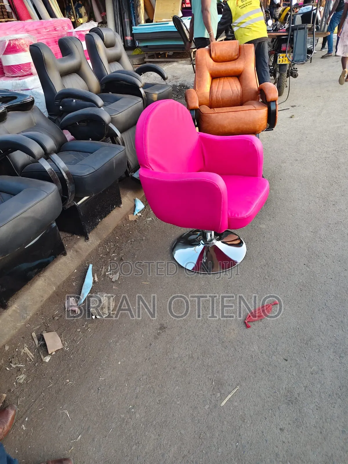 Rotating Pink Seats