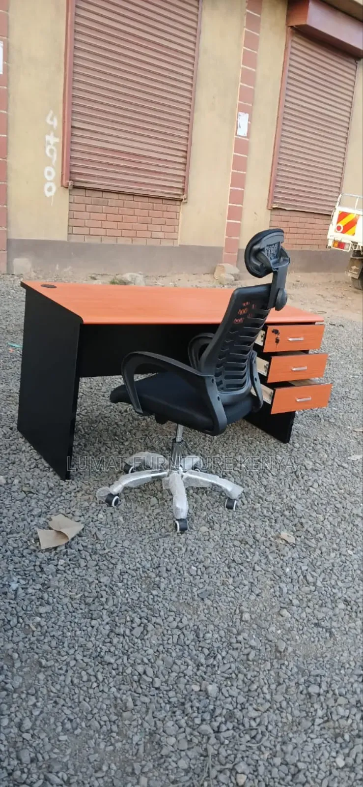 1.4m Modern Office Desk Chair Set