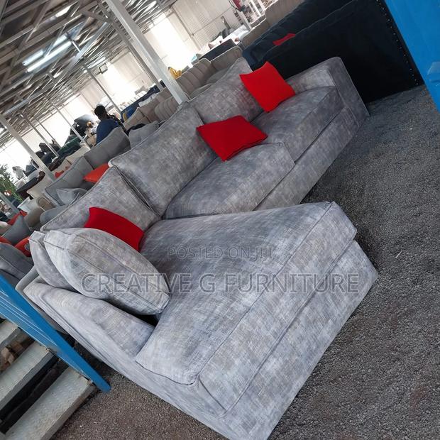 Luxury Comfort L Sofa Set 6 Seater
