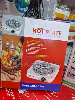 Compact Electric Cooking Plate With Overheat Protection