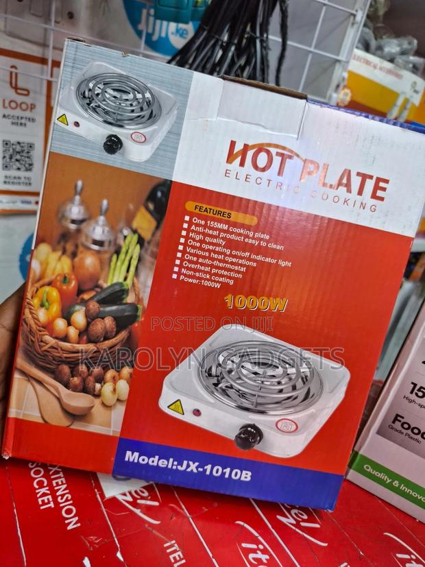 Compact Electric Cooking Plate With Overheat Protection - thumbnail 3