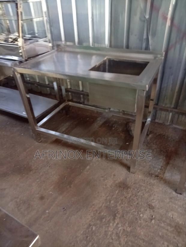 Four Feets Stainless Steel Sink - main view