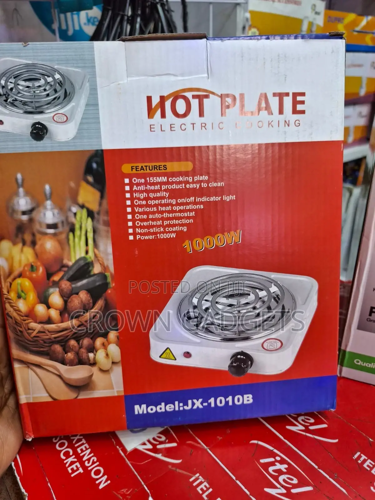 Single Coil Electric Hot Plate for Home or Travel Use