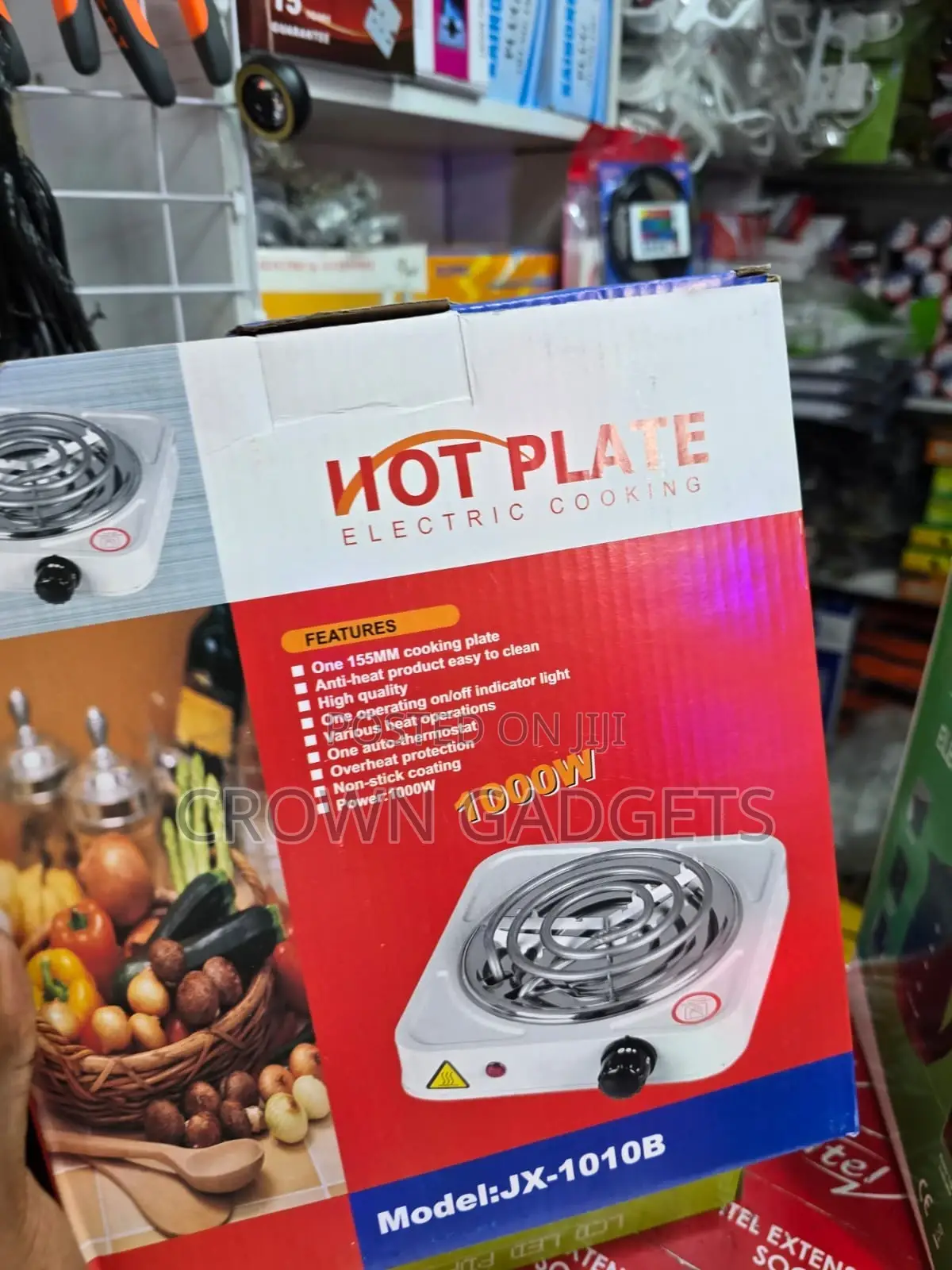 Single Coil Electric Hot Plate for Home or Travel Use