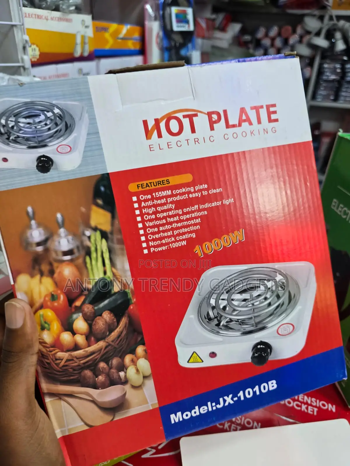 Jx-1010b Electric Single Coil Hot Plate 1000w