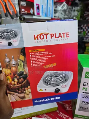 Portable Single Burner Hot Plate With Non-stick Surface