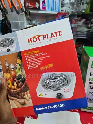 Portable Single Burner Hot Plate With Non-stick Surface
