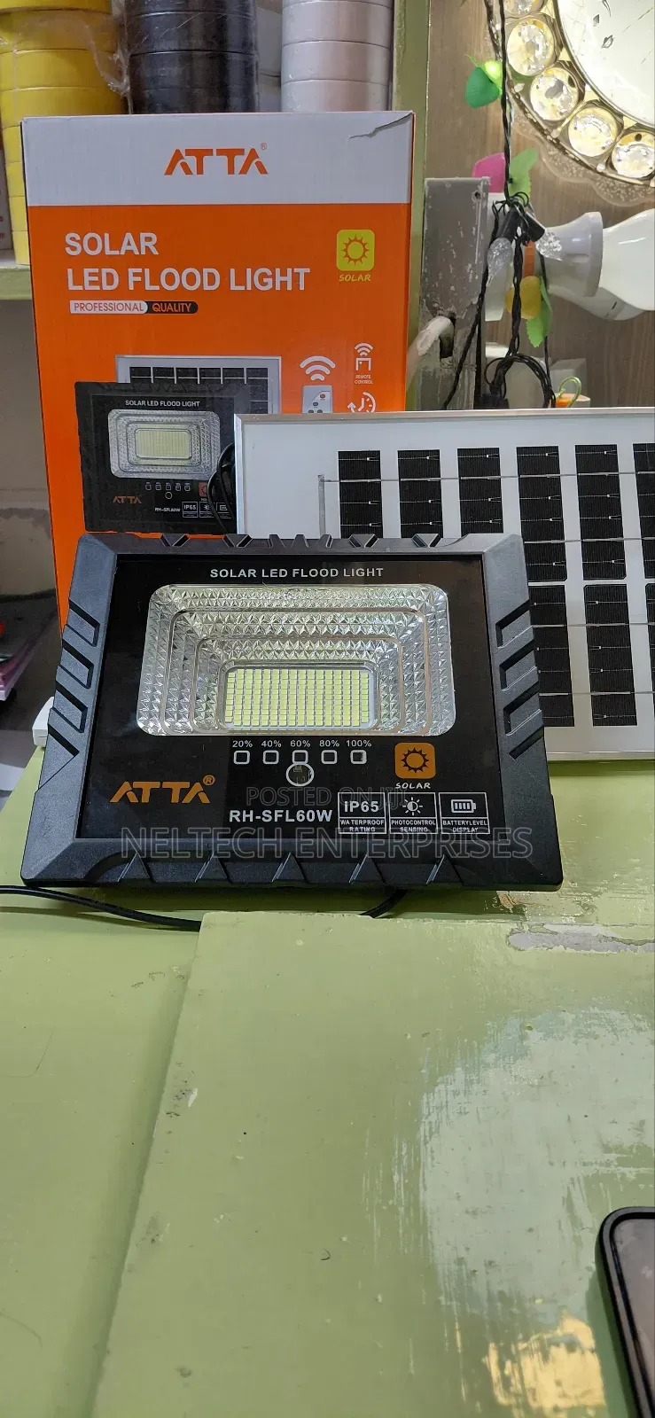 Solar Floodlights 60 WLTS