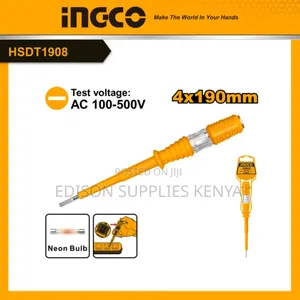 Testers Ingco Test Pencil Electrical Phase Tester Heavy Duty Premium