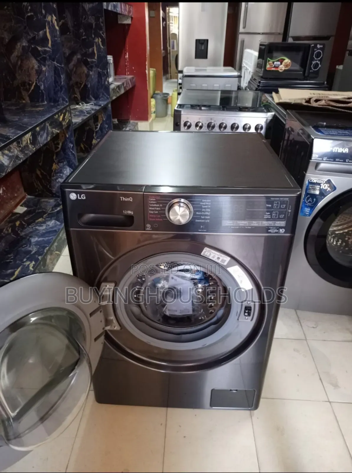 Lg 12kg/8kg Wash Dry Thinq Washing Machine