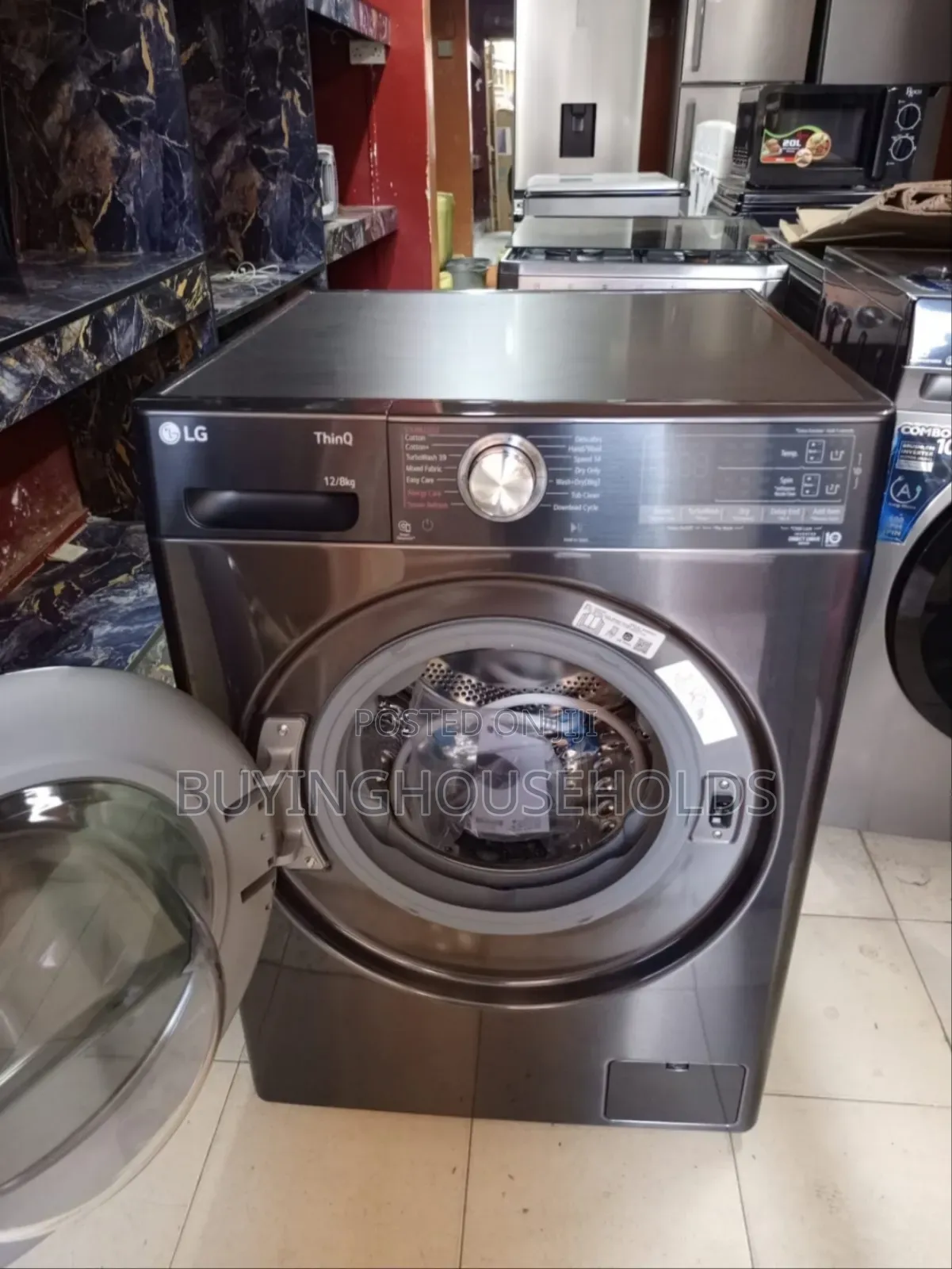 Lg 12kg/8kg Wash Dry Thinq Washing Machine