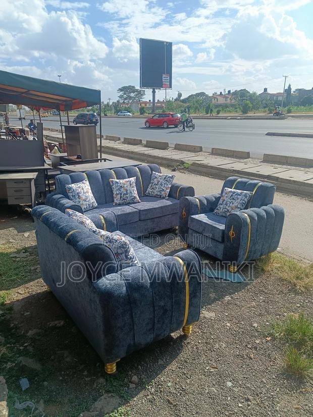 Sofa Set, 6 Seater, Grey 
