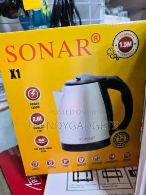 Sonar X1 Stainless Steel Electric Kettle 2.0l 1500w