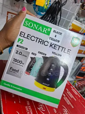 Sonar P2 2l Electric Kettle 1500w Fast Boil Cordless