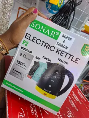 1500w Sonar P2 Plastic Electric Kettle With Safety Protection