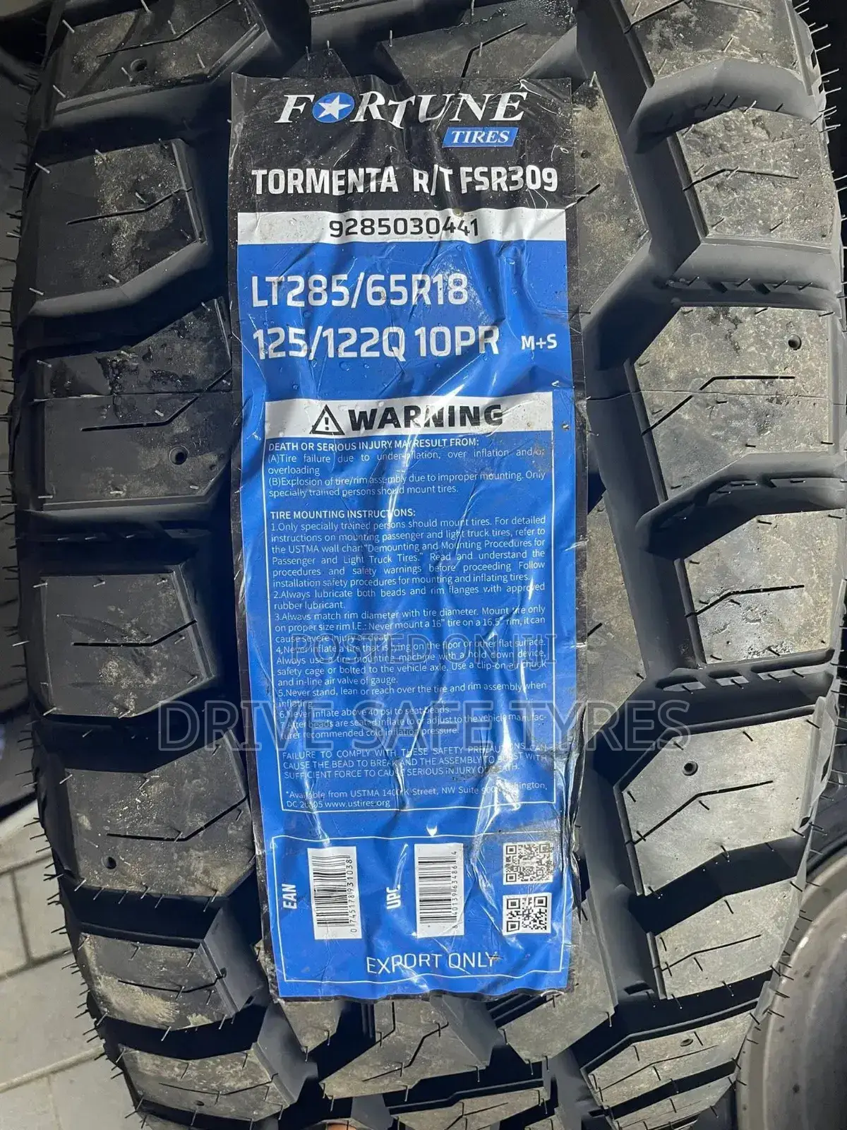 285/65 R18 Brand New Fortune Tyres