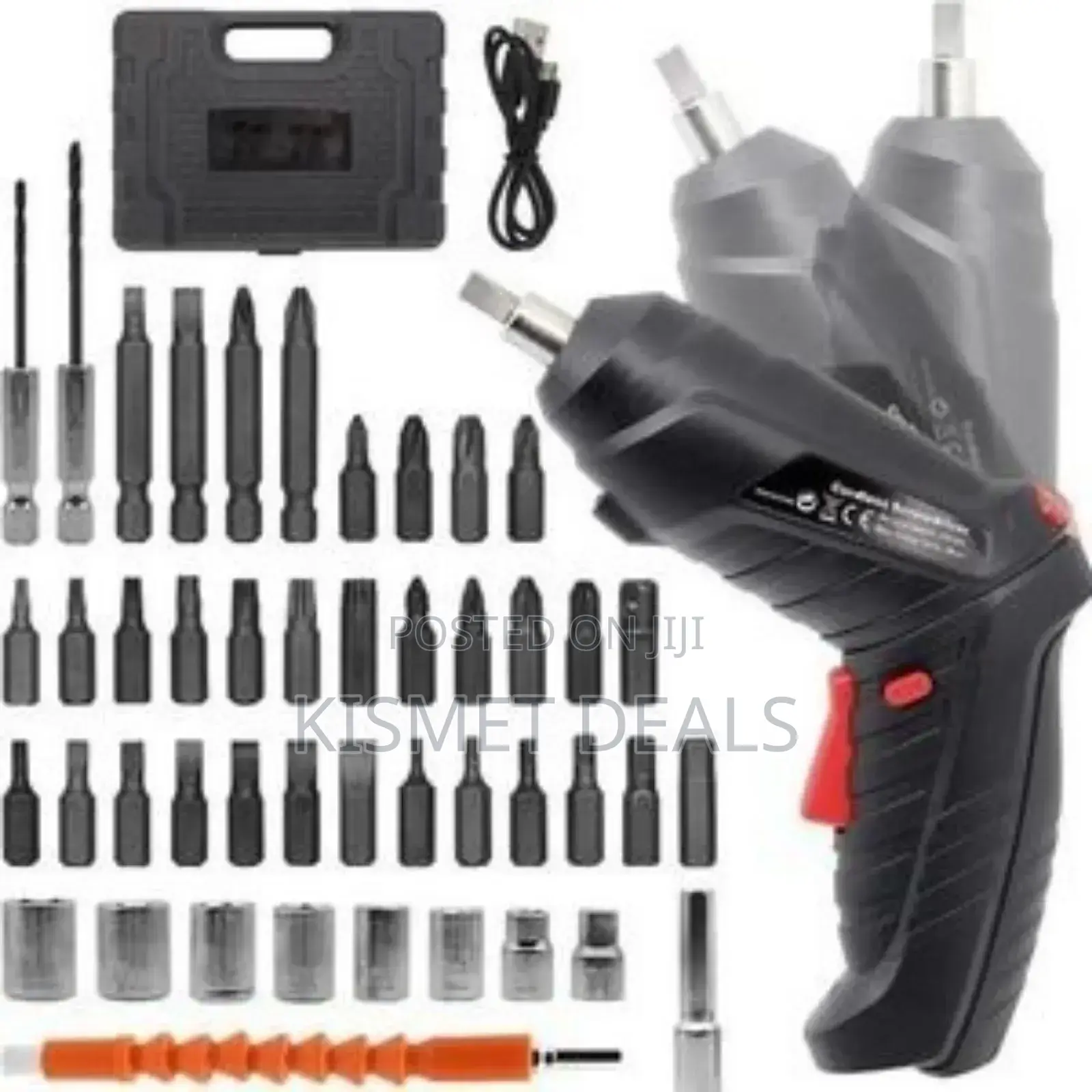 Rechargeable Electric Screwdriver Portable Set With 47pcs Accessories