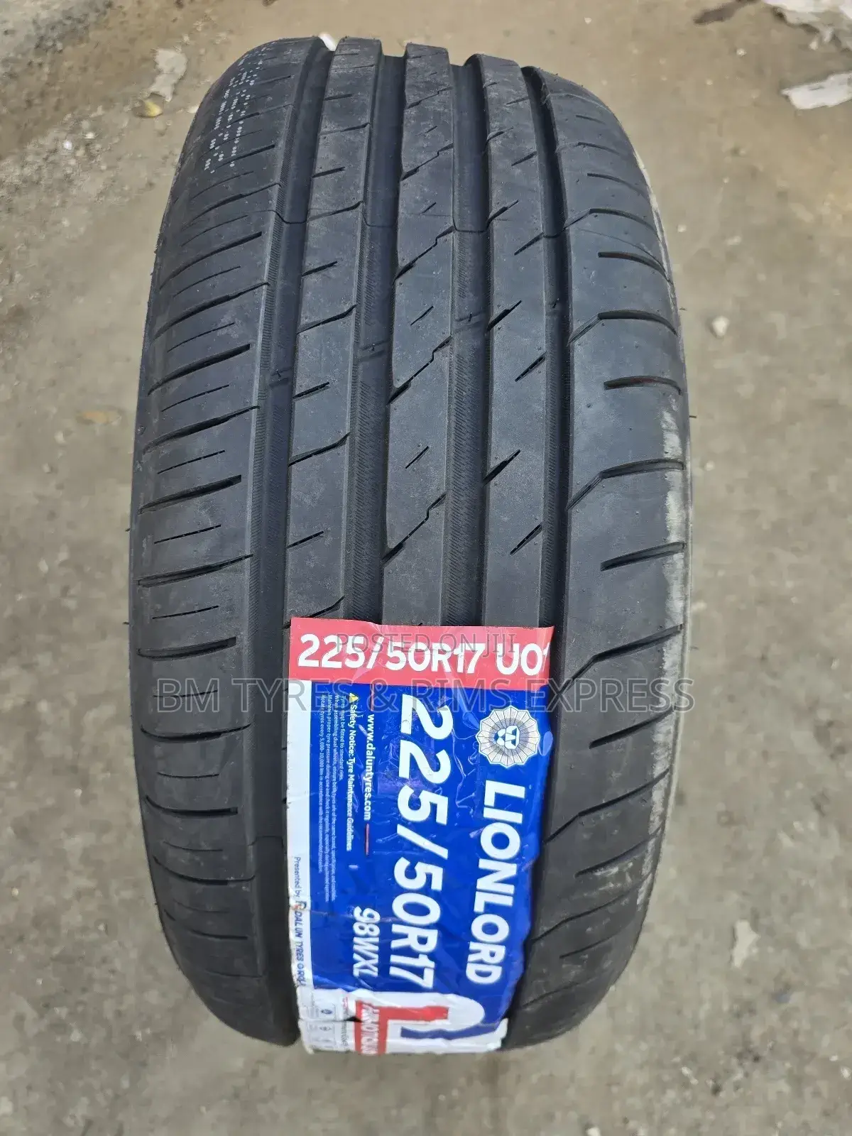 225 /50 R17 Lionlord Tyres (Highway)