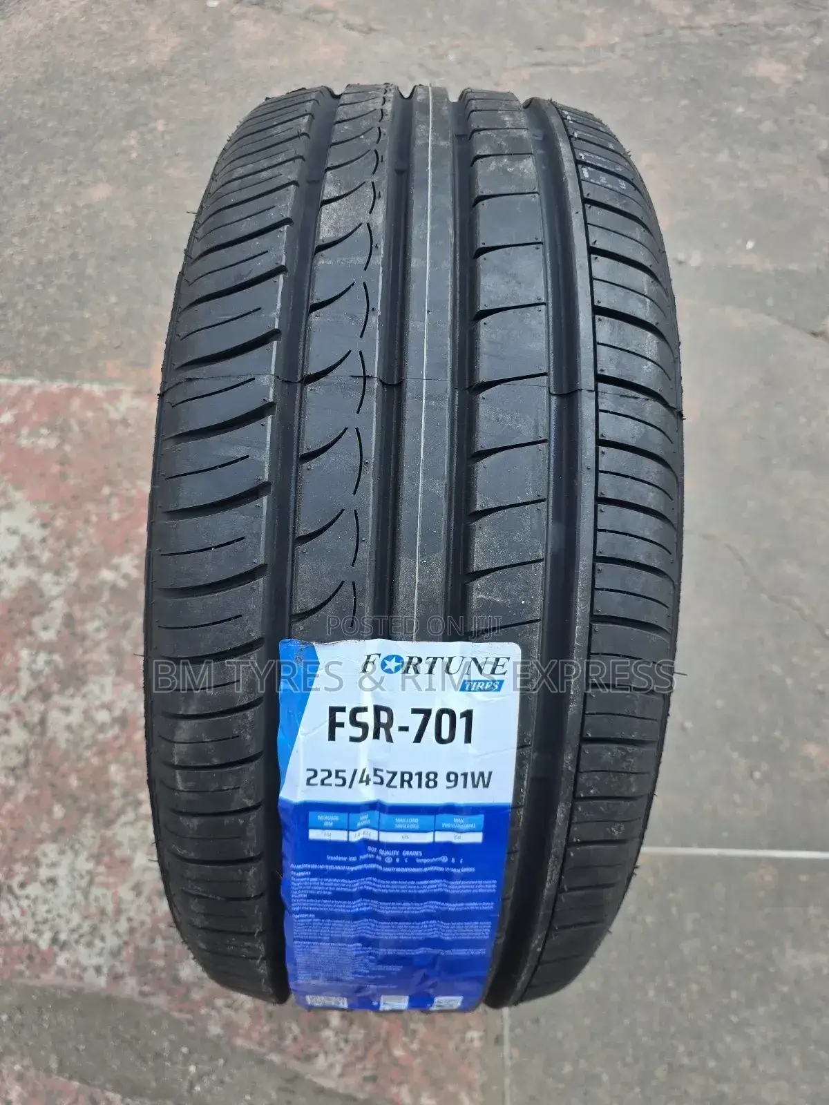 225 /45 R18 Fortune Tyres (New Technology)
