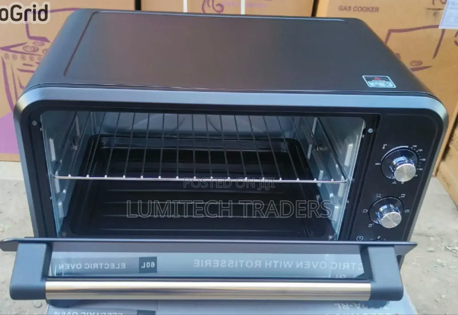 Tlac 60l Electric Oven Conventional 2200w 6 Stage Electric Oven