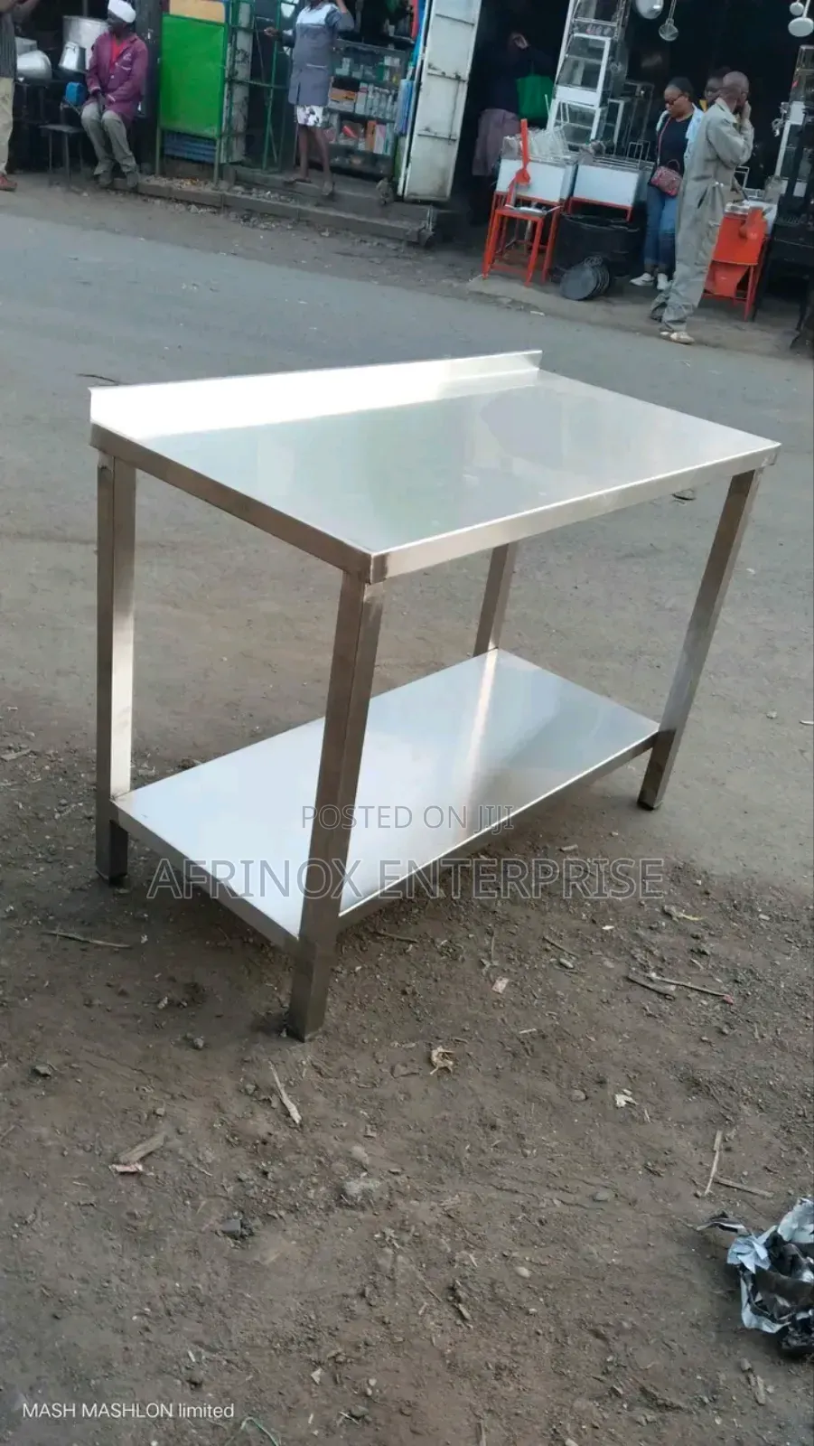 Hygienic Stainless Steel Working Table for Kitchen and Hotels