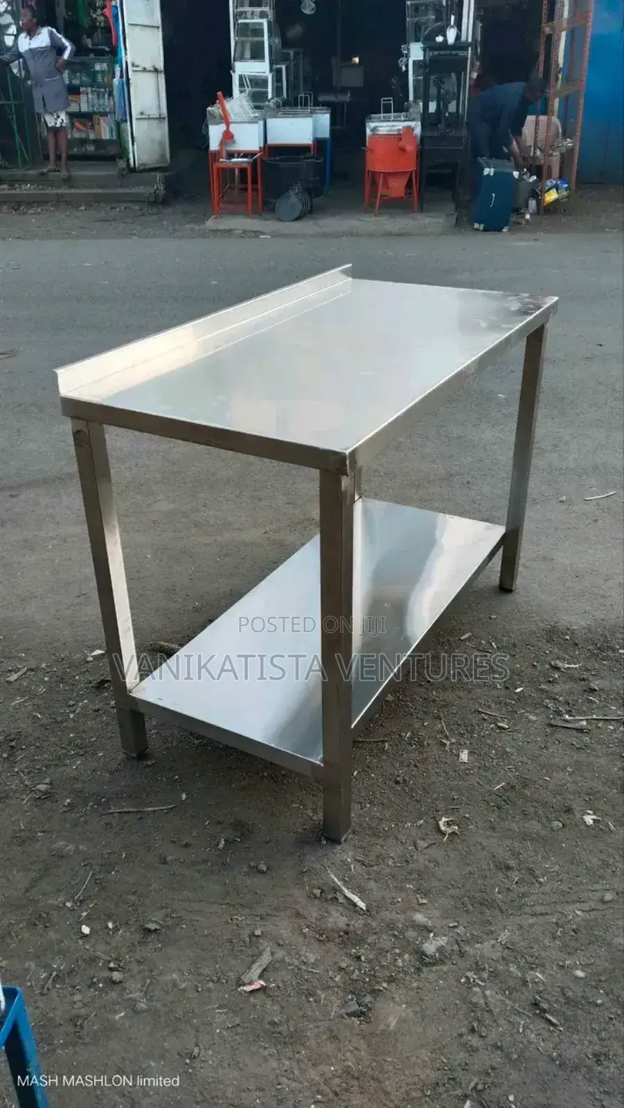 Hygienic Stainless Steel Working Table for Kitchen and Hotels