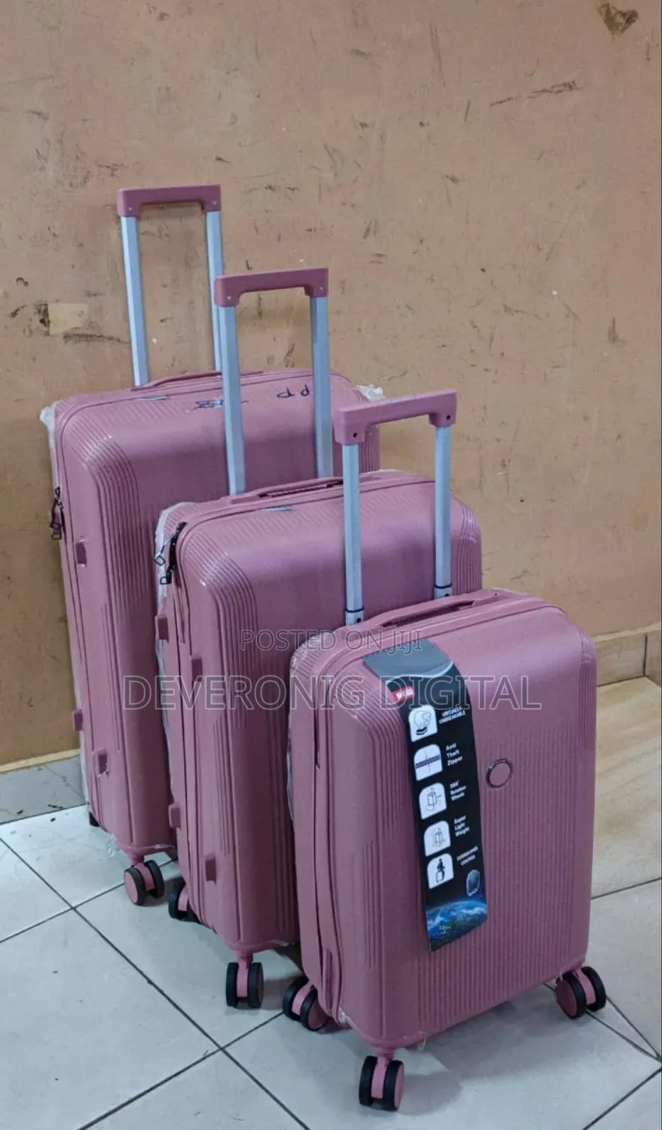*3 in 1 Unbreakable Pp Suitcases