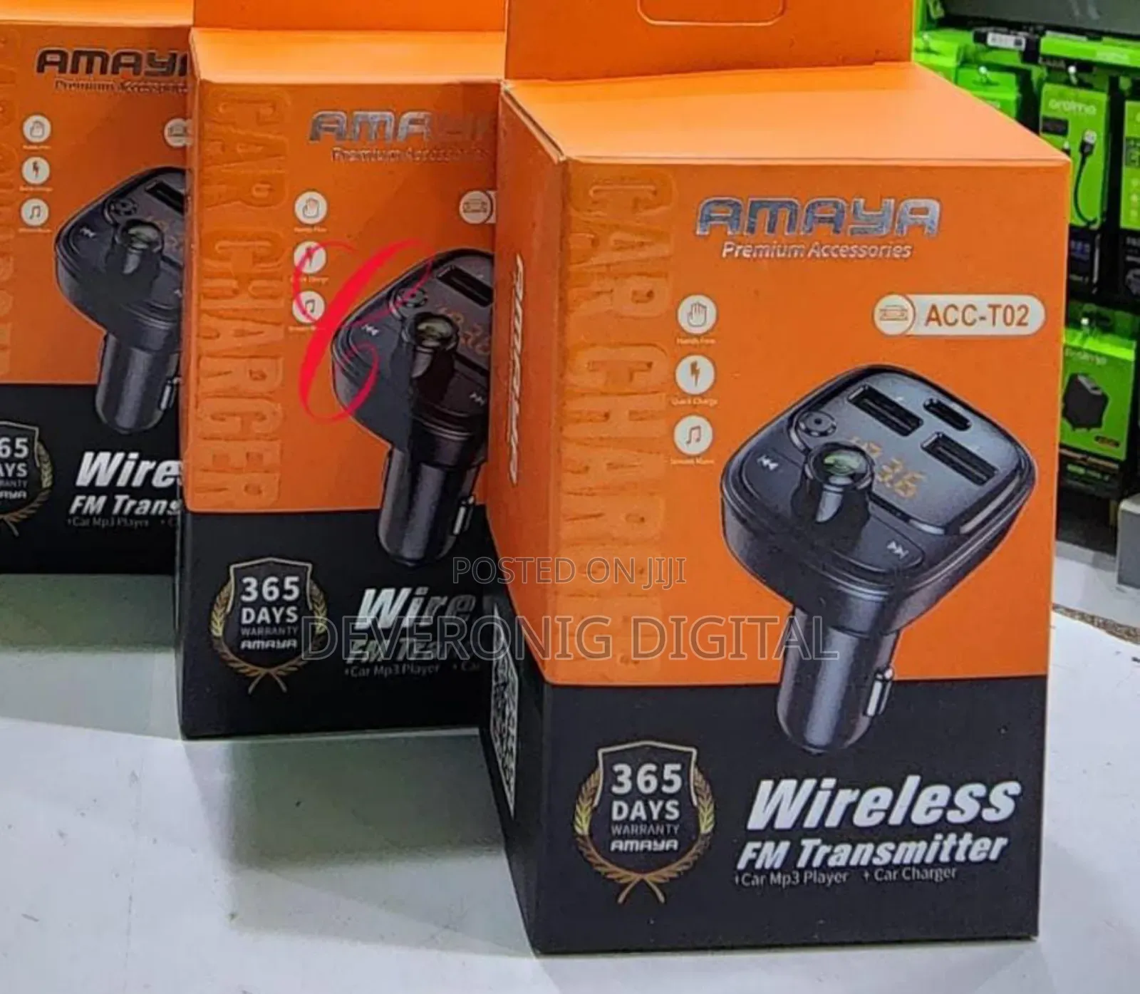 Amaya Acc-T02 Fm Transmitter Car Modulator