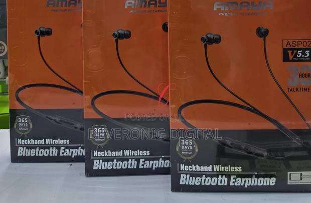 Amaya Asp02 *30hrs Talk Time* Wireless Bluetooth Neckband - main view