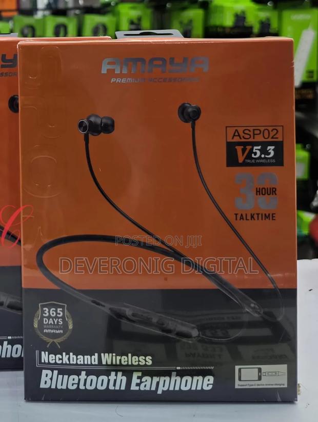 Amaya Asp02 *30hrs Talk Time* Wireless Bluetooth Neckband - thumbnail 2