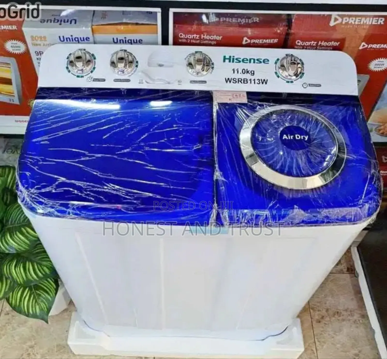 Top Load Twin Tub Hisense Washing Machine, Wsrb113w