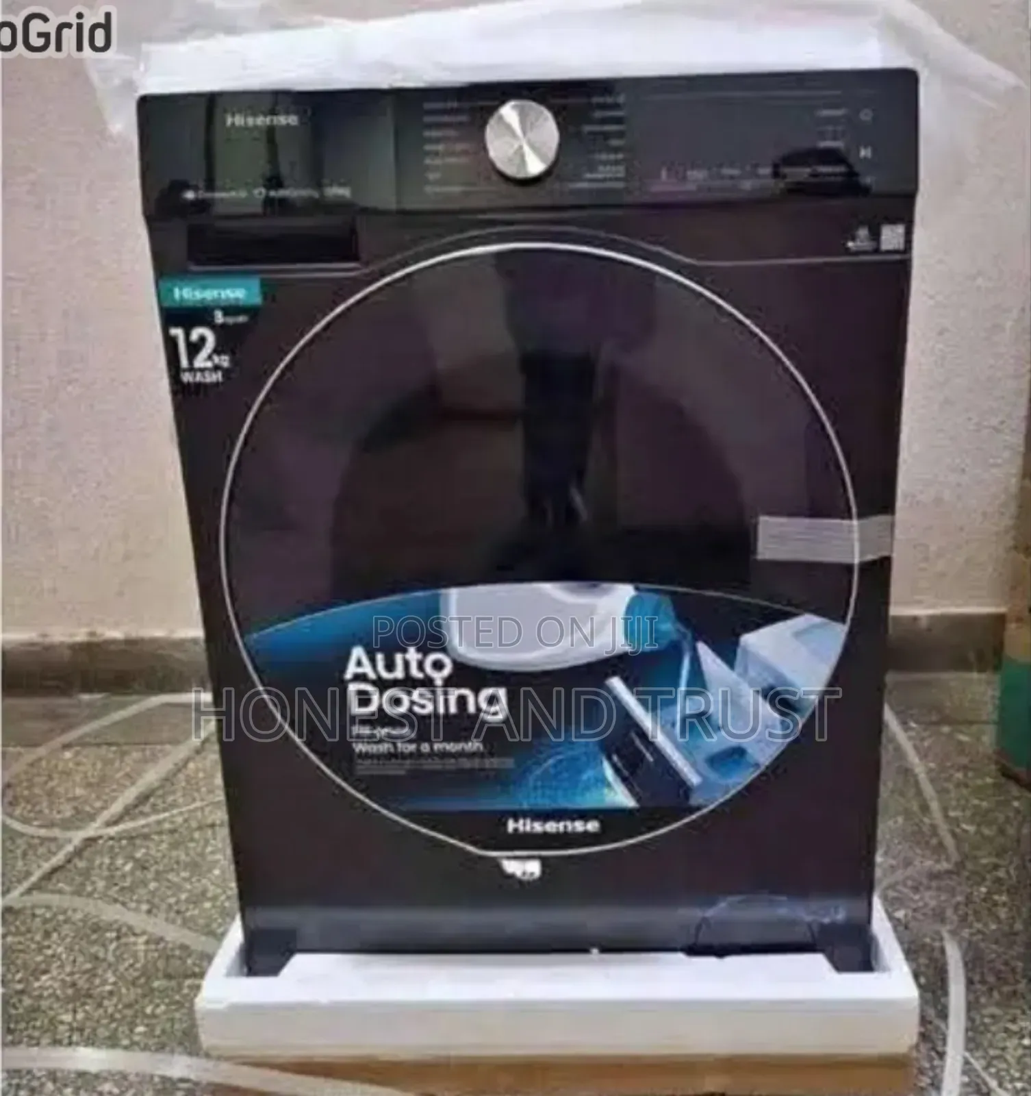 Perfect Performance 12kg Hisense Front Load Washing Machine