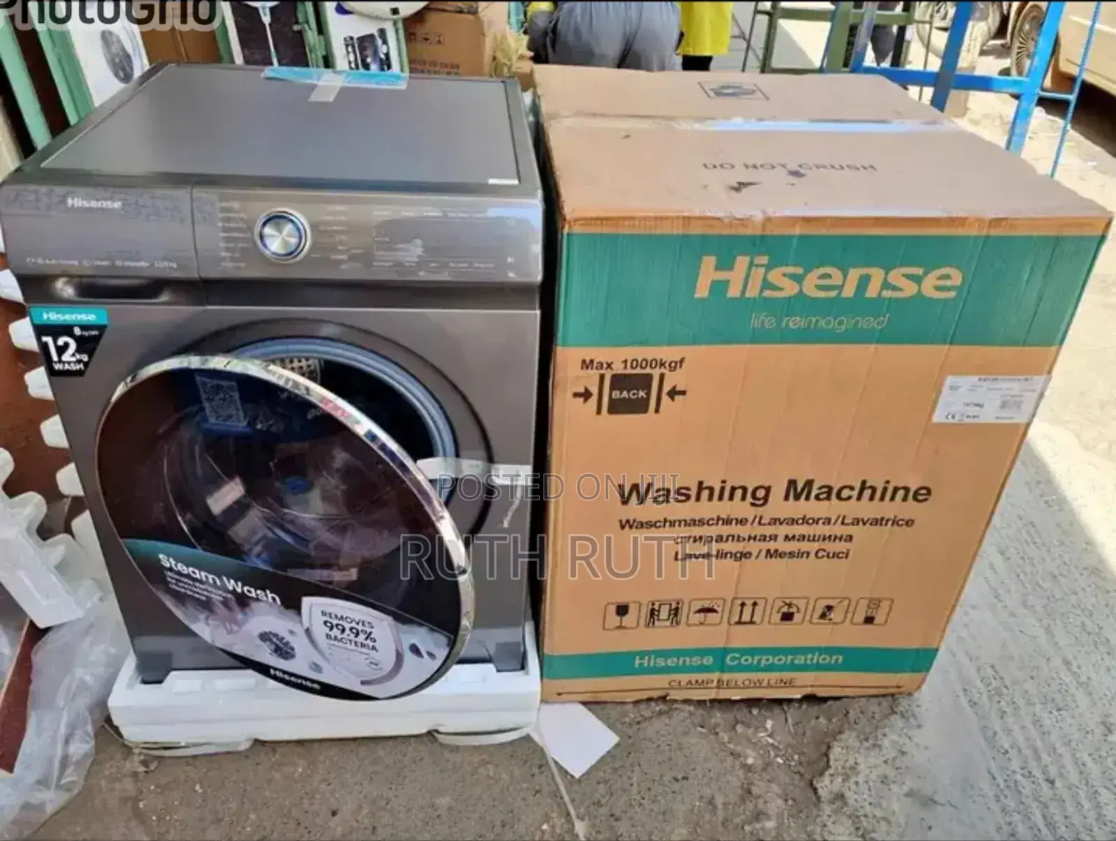 Front Load and Spin Economic Max1000 Hisense Washing Machine