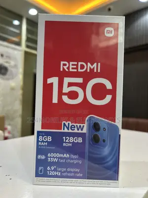 New Xiaomi Redmi 15C 4G 128 GB Red