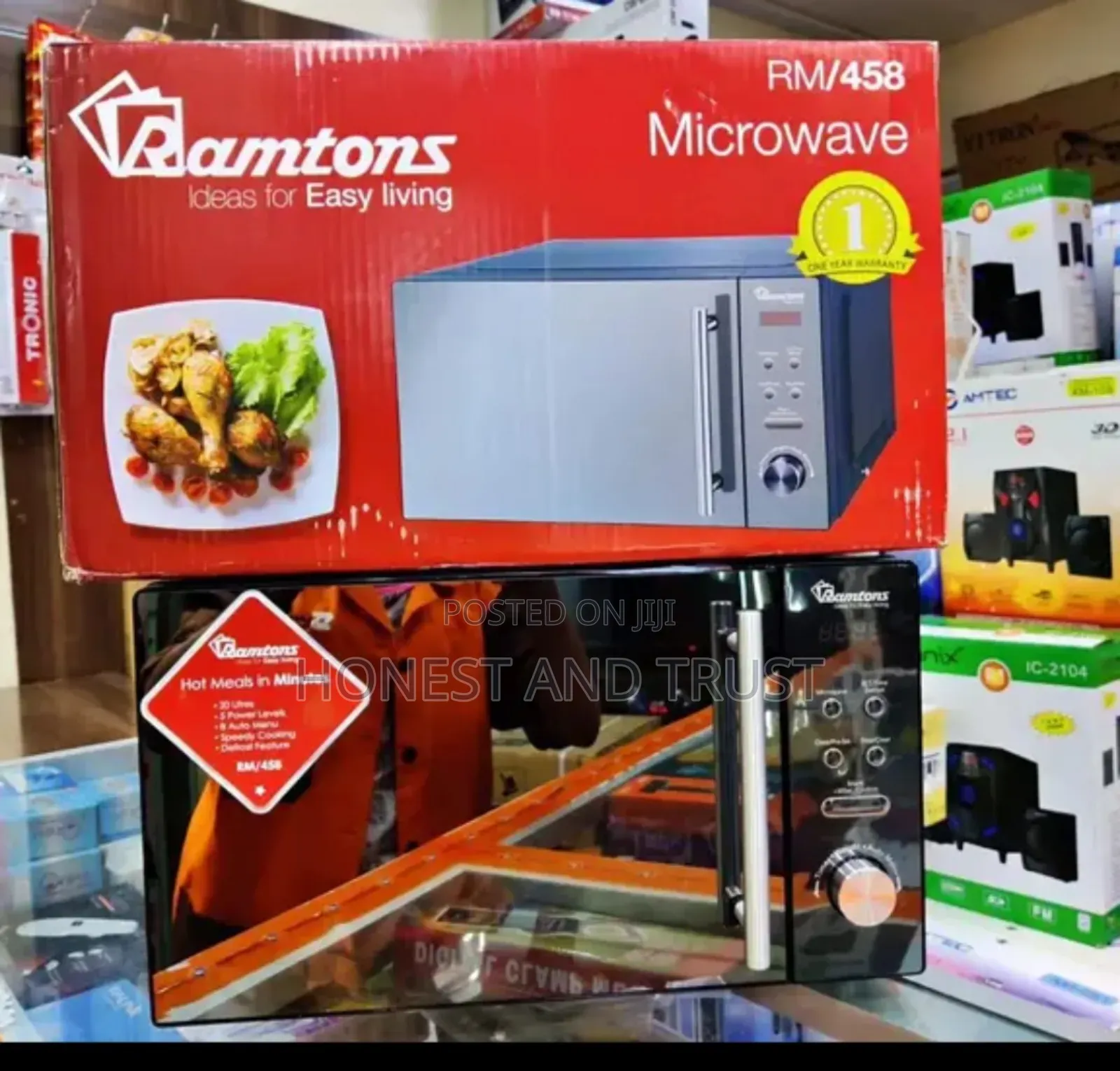 Rm458 Ramtons Microwave 458