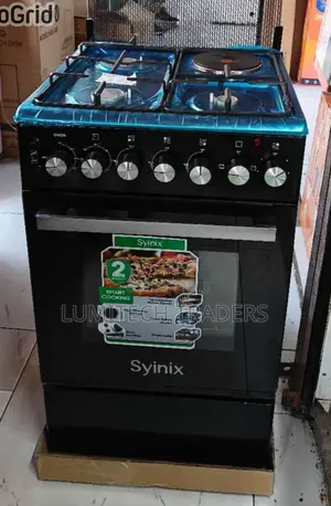 50×55 Syinix 3+1 Standing Cooker With Electric Oven