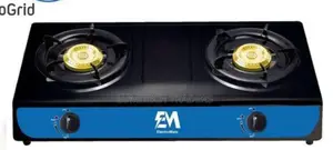 Electromate Two Burner Gas Cooker Stainless Steel