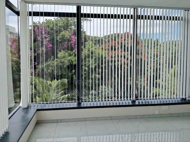 Space Elevation With Vertical Office Window Blinds - main view