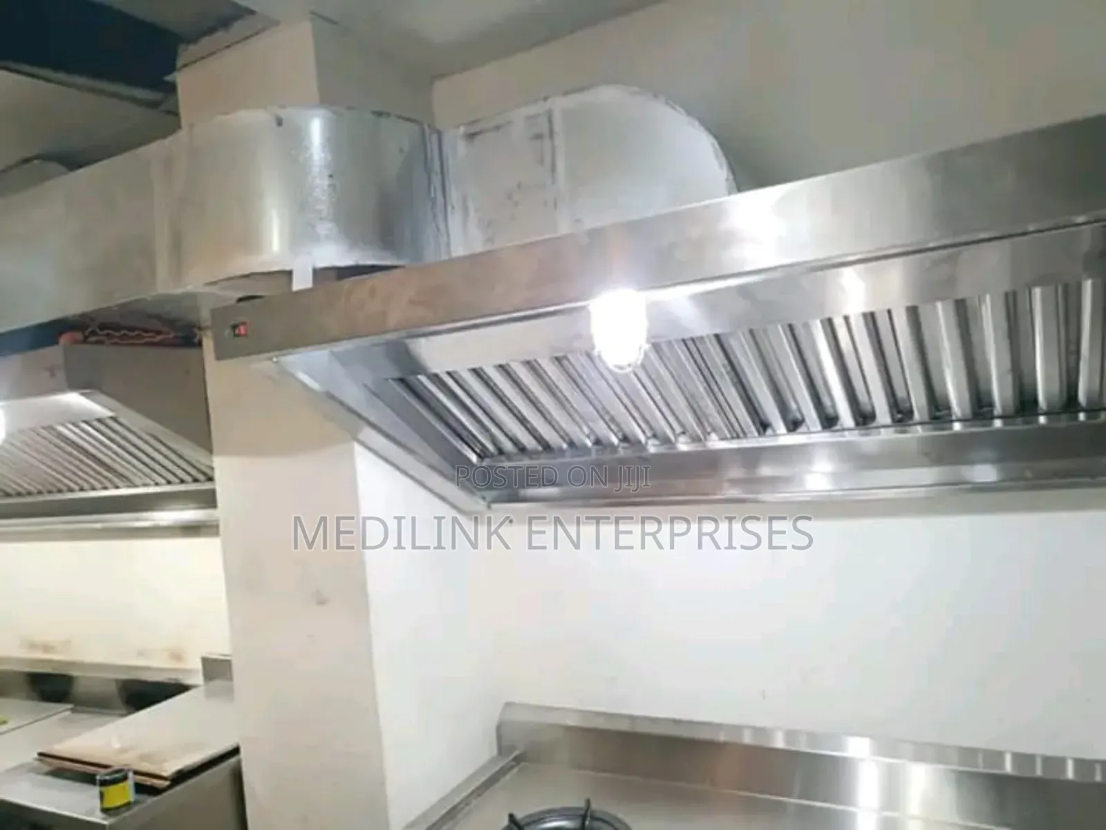 Stainless Steel Commercial Kitchen Hood Structure 6ft