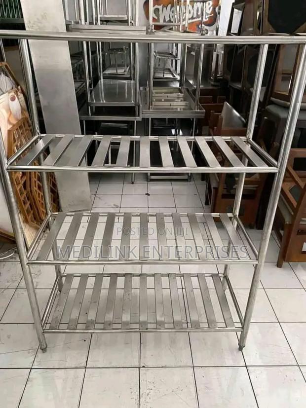 Perforated Racks Hair Finish Stainless Steel - thumbnail 2