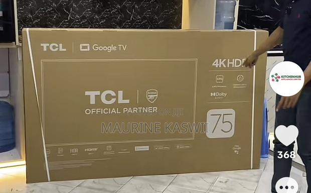 TCL 75” Inch Google Frameless 75v6c - thumbnail 2