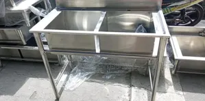 Ss304 Laundry Sinks Twin Bowl