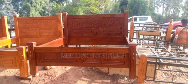 Modern Solid Mahogany 6*6 King Sized Bed