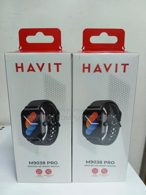 The Havit M9038 Pro Rectangular Amoled Smartwatch 2.06-inch Display. - main view