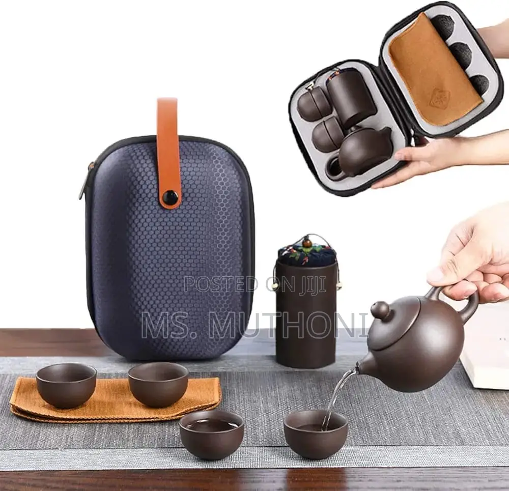 Travel Ceramic Kung Fu Teapot Set*