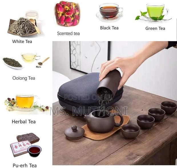 Travel Ceramic Kung Fu Teapot Set* - thumbnail 3