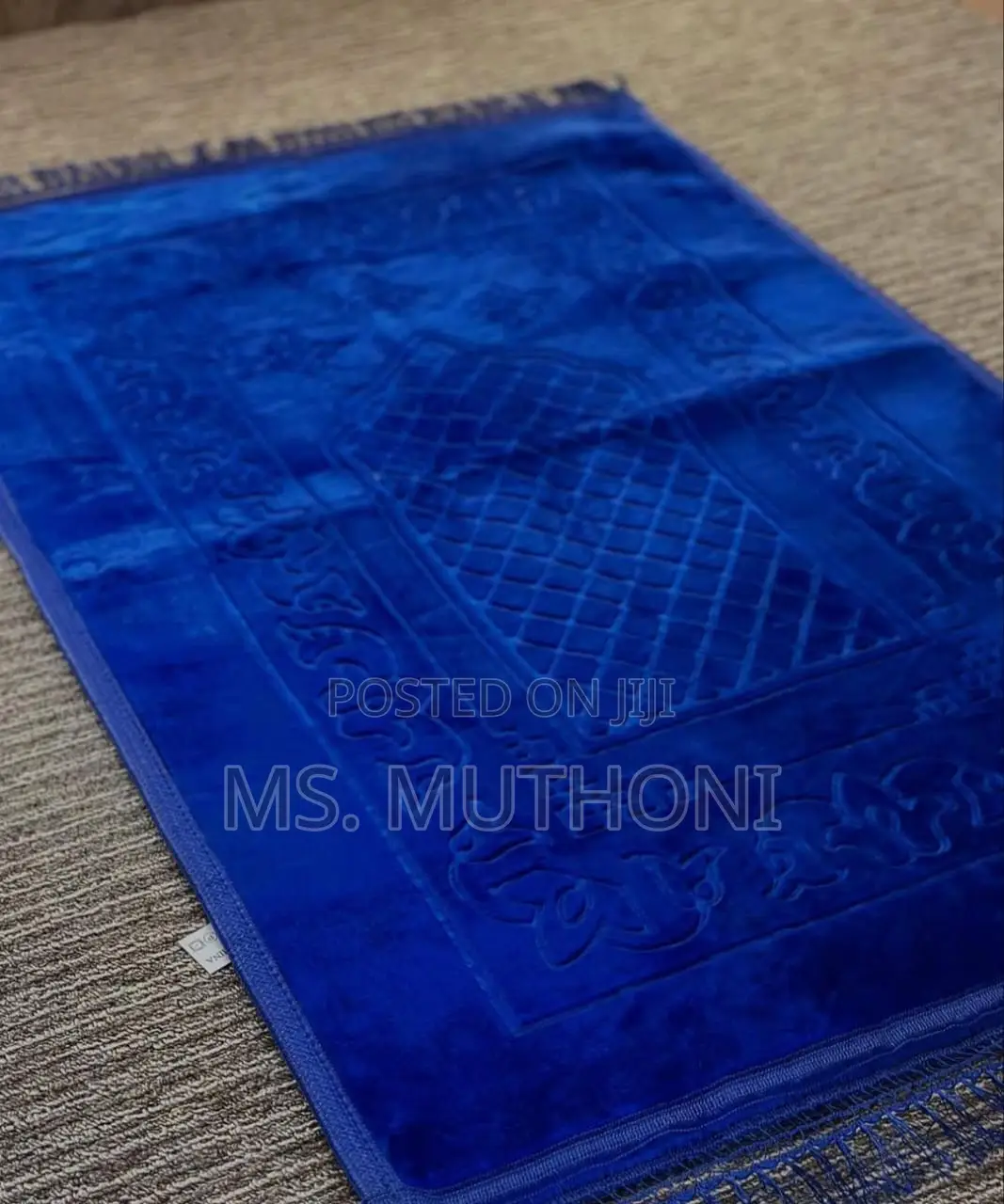 Quality Fabric Islamic Prayer Mats (80 × 120cm)