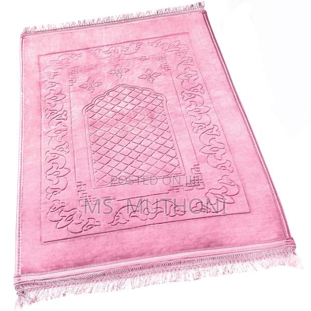 Quality Fabric Islamic Prayer Mats (80 × 120cm) - thumbnail 3