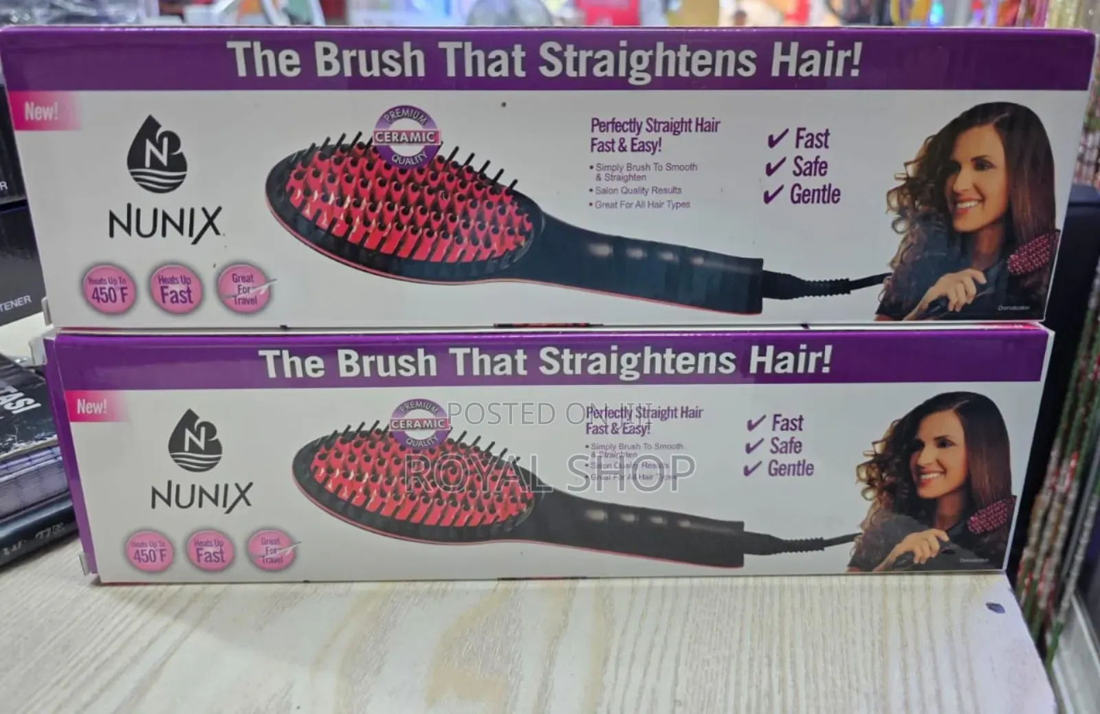 Hair Straightener Brush